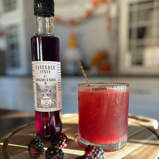 Blackberry Lavender Bramble Cocktail