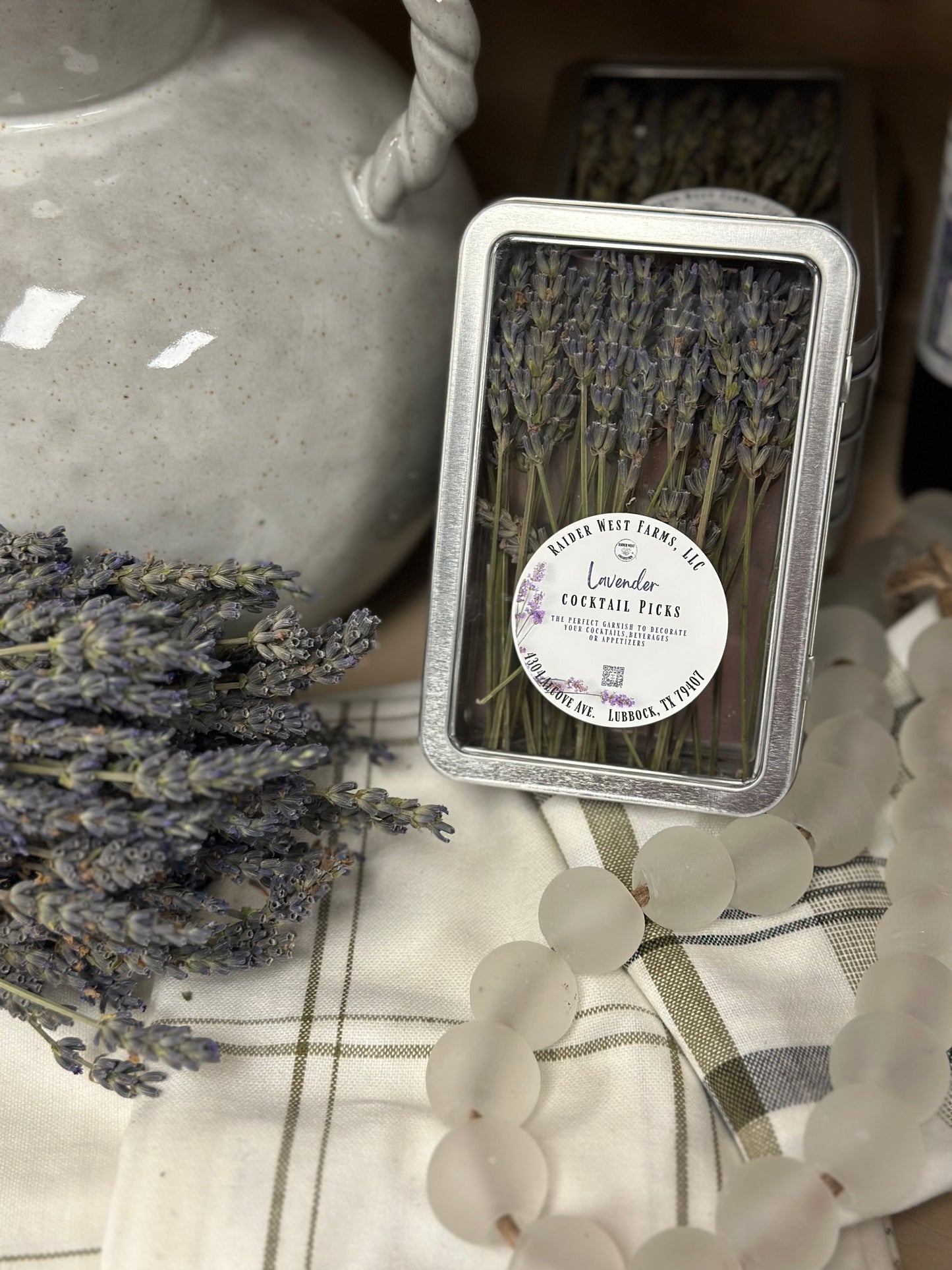 Lavender Cocktail Picks