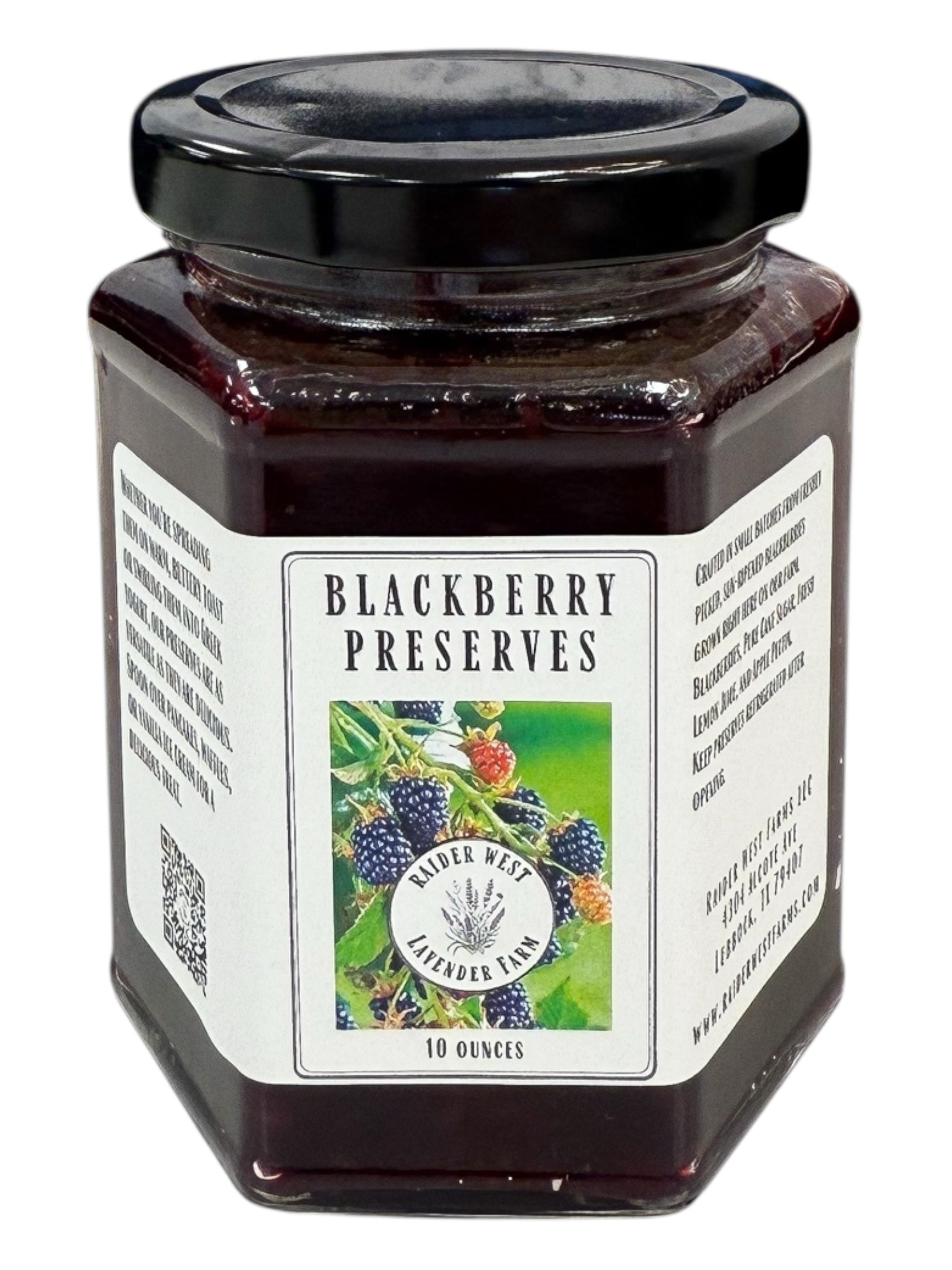 blackberry preserves, blackberries, raider west farms, lbk, lubbock tx, farm grown, all natural