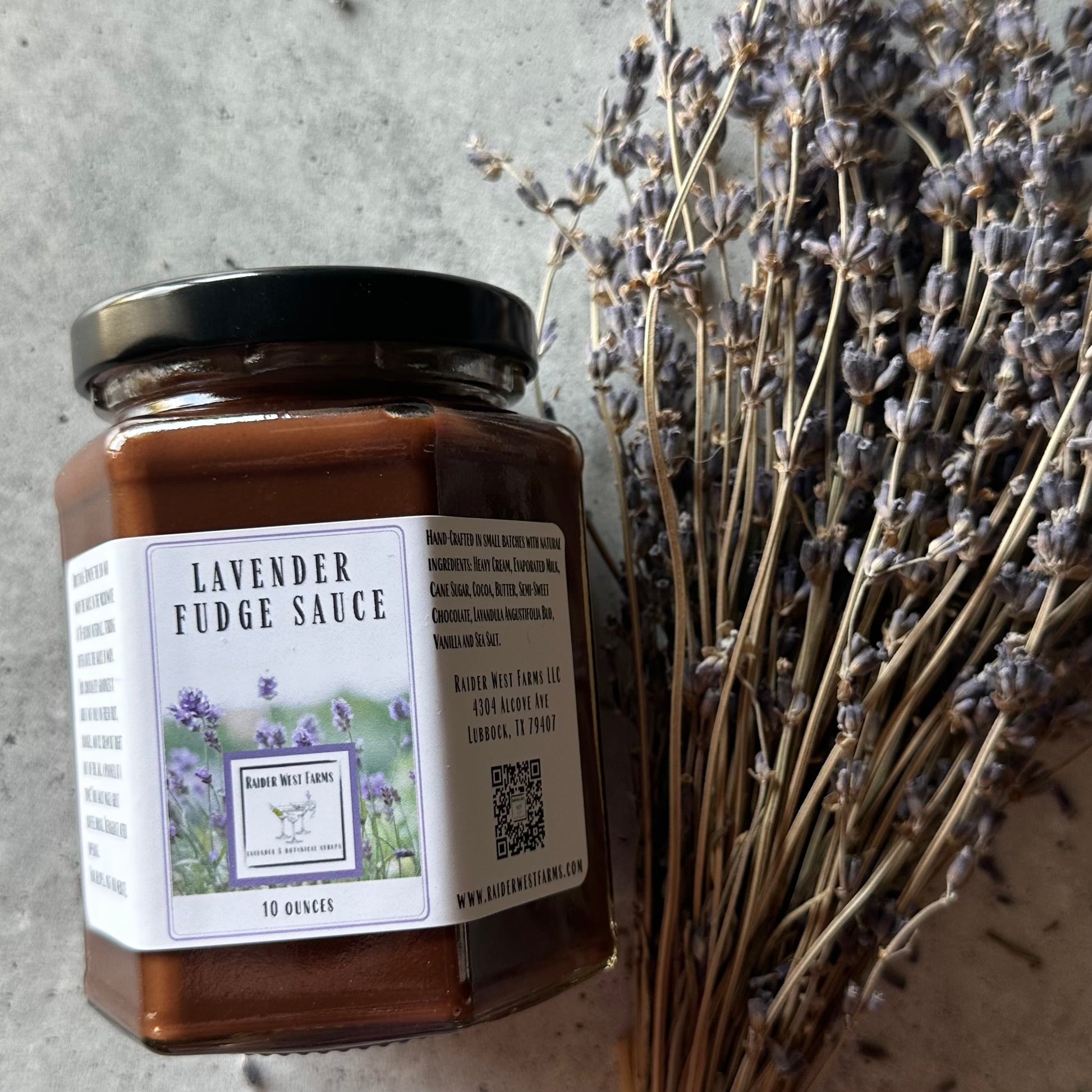 Raider West Lavender Farm in Lubbock, TX offers a Lavender Fudge Sauce. Visit our Laveder Recipes blog for more fun recipes.