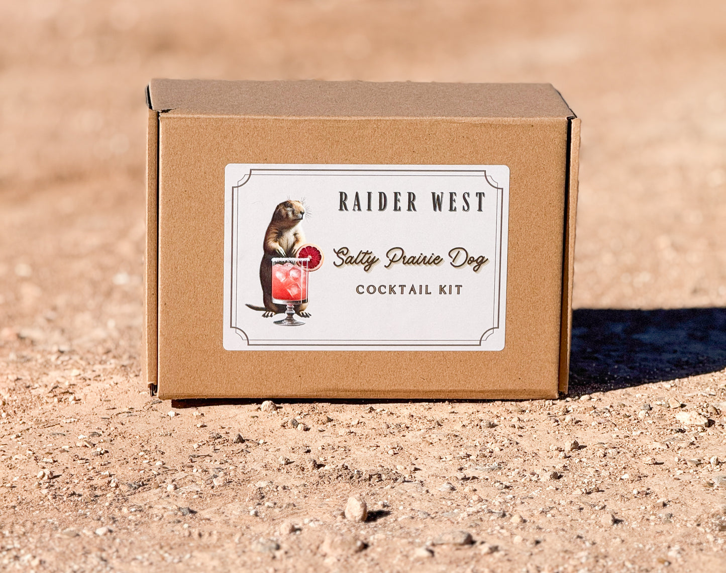 raider west farms cocktail kits, salty prairie dog cocktail kit, prairie dogs, west texas, cheers.