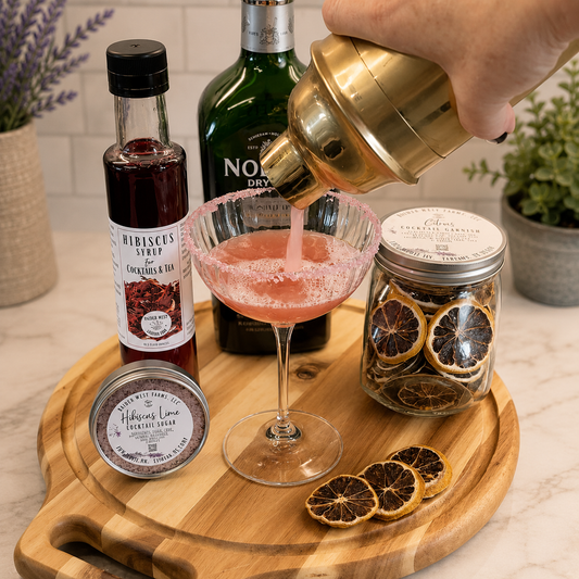 Hibiscus Gin Martini