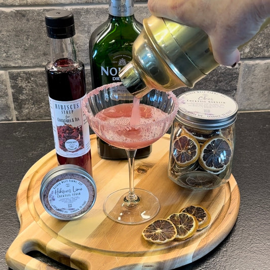 Hibiscus Gin Martini