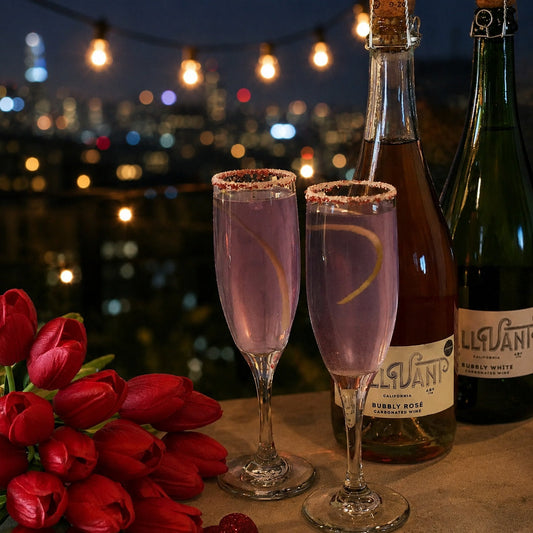 Lavender French 75 Cocktail