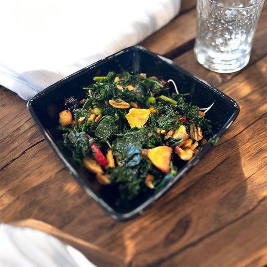 Fresh Kale & Fruit Salad