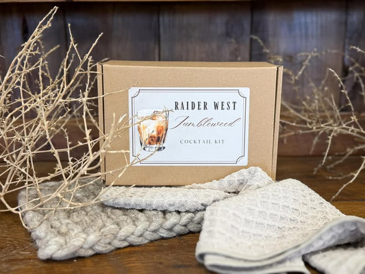 tumbleweed cocktail kit, raider west farms, LBK, west texas, lavender fudge sauce, cheers.