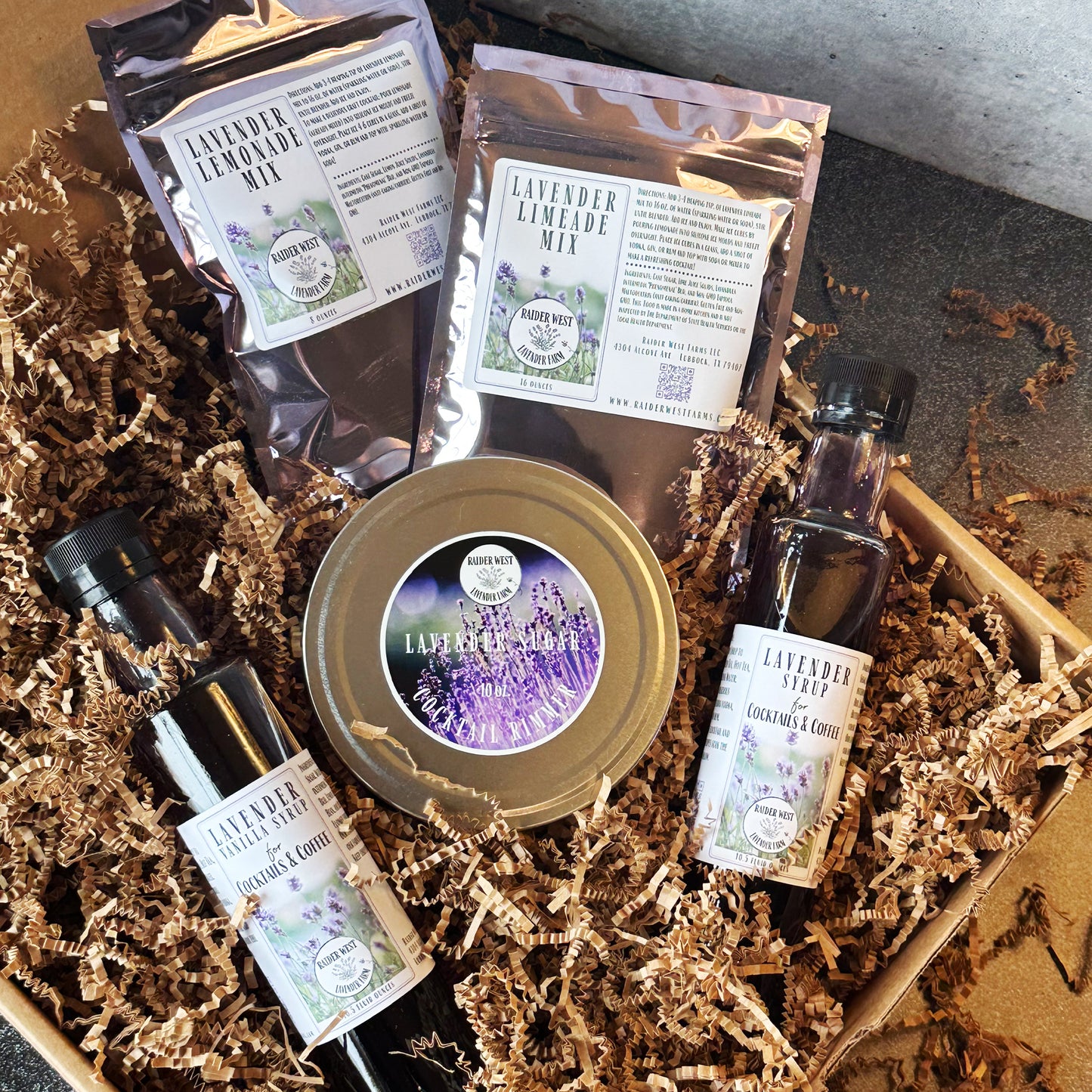 Lavender Lovers Cocktail Gift Box
